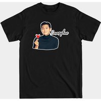 T-Shirt Park Seo Joon Saranghae Acteur Coréen pour Hommes - Noir — T-shirts pour hommes