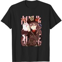 T-shirt pour hommes Genshin Impact Hu Tao en noir