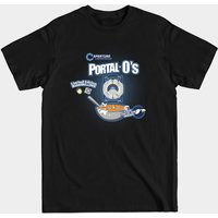 T-shirt pour hommes Portal-O's Portal 2 en noir — T-shirts pour hommes