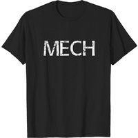 T-shirt Mech pour hommes en noir