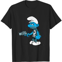 T-shirt pour hommes Punishing Smurf en noir