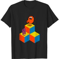 T-shirt pour hommes Qbert Game en noir