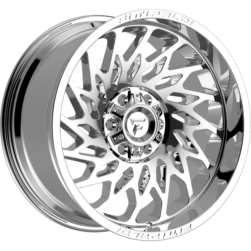 Roues Fittipaldi Offroad FA20MC Chrome - 22x12 - Motif de boulon 8x165.1 — Roues et jantes