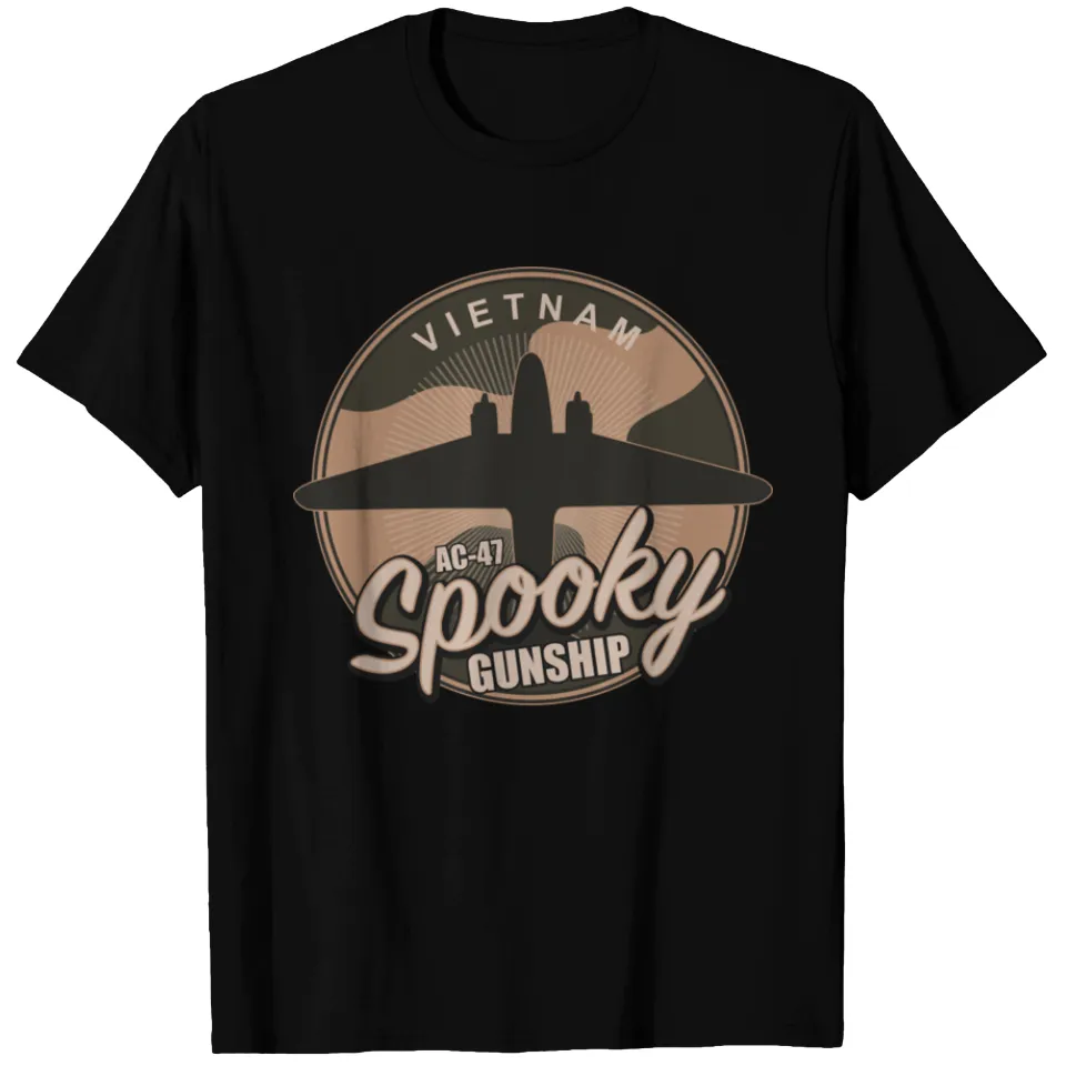 T-shirt pour hommes avec patch Vietnam AC-47 Spooky — T-shirts pour hommes