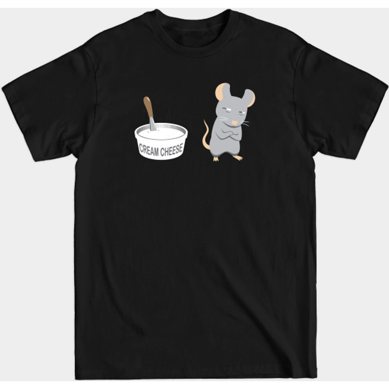 T-shirt pour hommes Cream Cheese - Suspicious en noir — T-shirts pour hommes