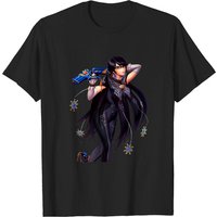 T-shirt Noir pour Hommes Bayonetta