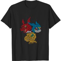 T-shirt pour hommes Digimon Leader en noir — T-shirts pour hommes