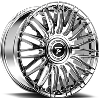 Roues Fittipaldi FS369MC Chrome - 24x10 - Motif de boulon 5x115 — Roues et jantes