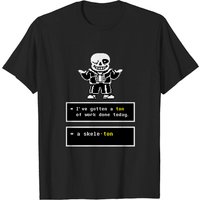Undertale Sans Puns Men's T-Shirt in Black