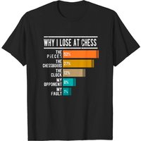 Why I Lose At Chess Men's T-Shirt