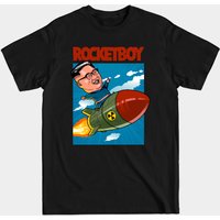 T-shirt pour hommes Kim Jong Un en noir — T-shirts pour hommes