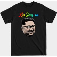 T-shirt Hommage à Kim Jong-un - Noir — T-shirts pour hommes