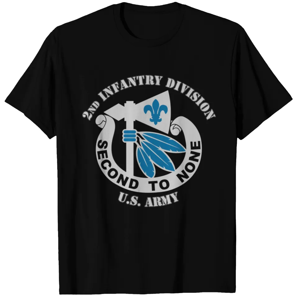 2nd Infantry Division Men's Black T-Shirt — Mens T Shirts