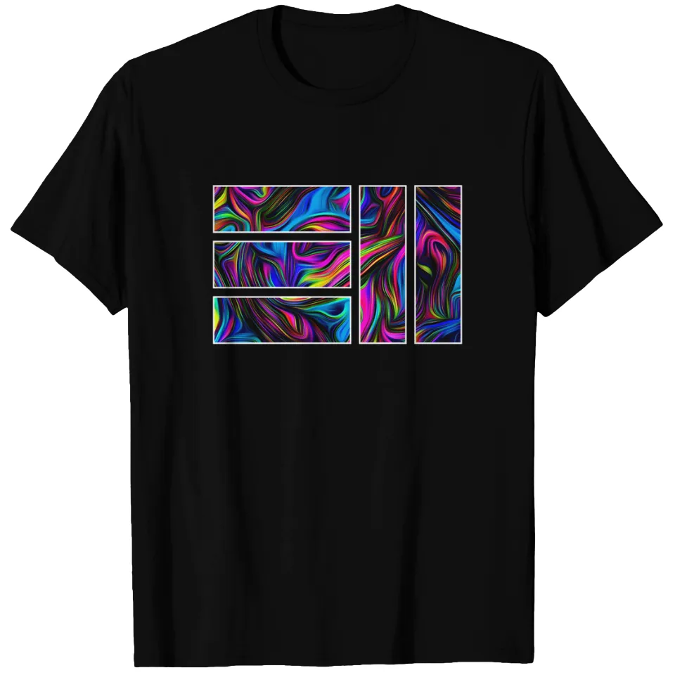 T-shirt pour hommes 311 Logo Wild Color Swirls — T-shirts pour hommes