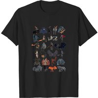 Dark Souls 3 All Bosses T-Shirt for Men - Black — Mens T Shirts