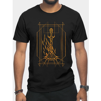 T-shirt pour hommes Minimalist Bonfire - Dark Souls 3