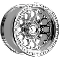 Roues Fittipaldi Offroad FT101MC Chrome - 17x9 - Motif de boulon 6x139.7