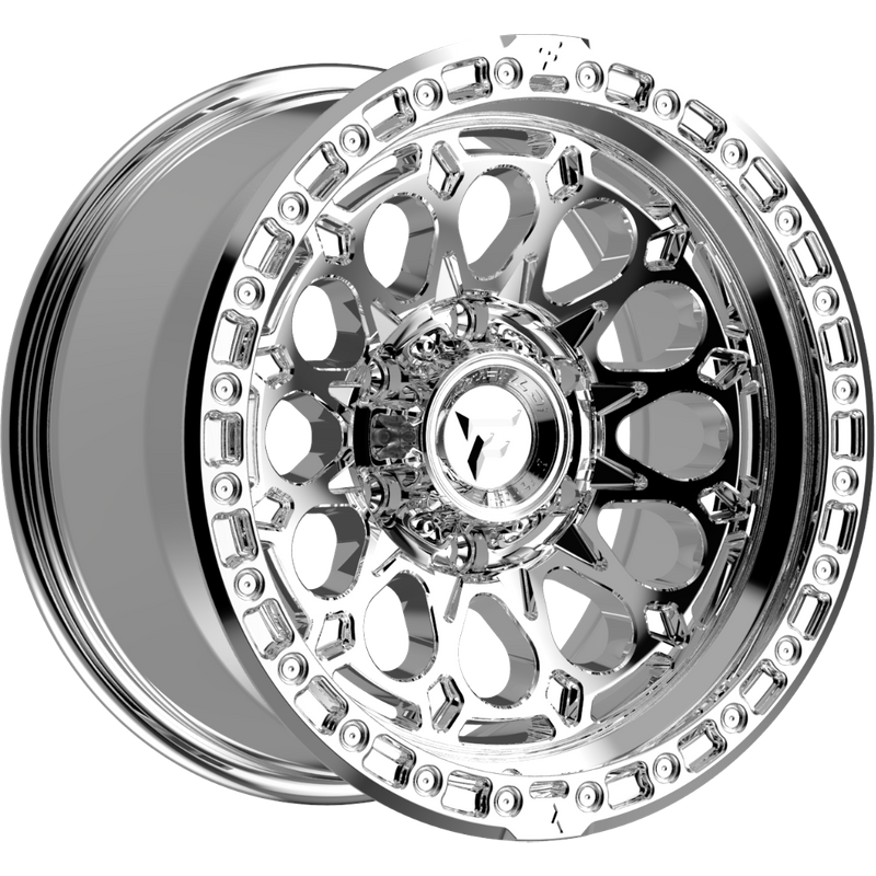 Fittipaldi Offroad FT101MC Chrome Wheel - 17x9 - 6x139.7 Bolt Pattern — Wheels & Rims