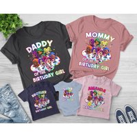 Custom Rainbow Rangers Birthday Shirt for Men