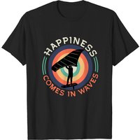 Happiness Comes In Waves Men's Wingfoil T-shirt