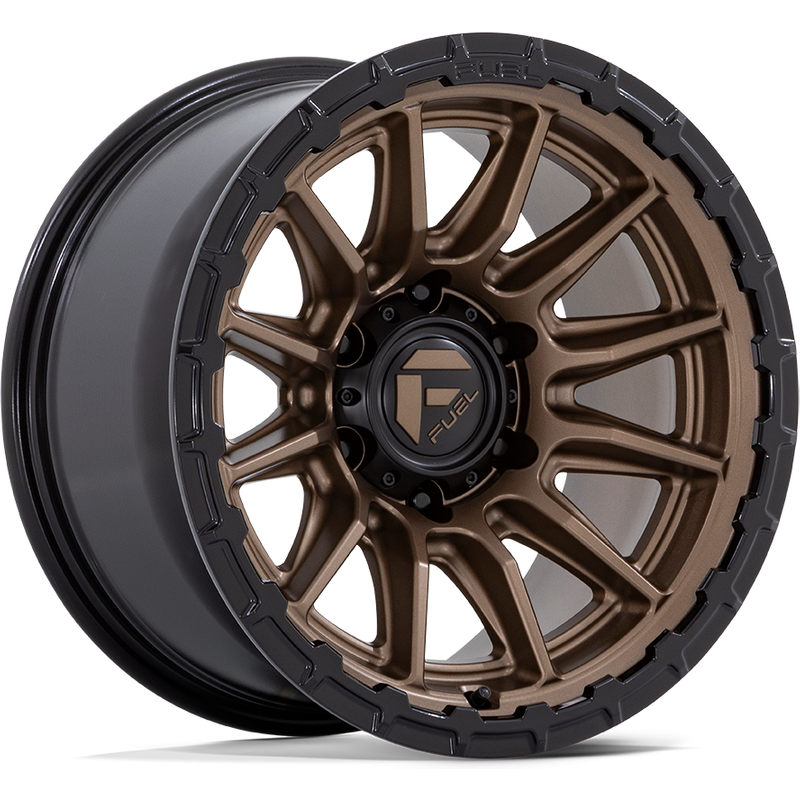Fuel Wheel FC866 Piston Matte Bronze with Gloss Black Li - 17x9 — Wheels & Rims