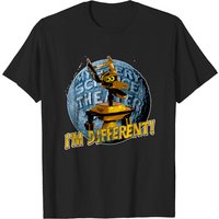 T-shirt Crooow! Distressed Mst3k pour hommes - Noir