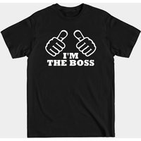 I'm The Boss - Boss Men's T-Shirt in Black
