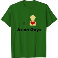 T-shirt I Love Asian Guys pour hommes