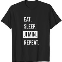 T-shirt Bts Jimin pour hommes - Mange. Dors. Répète. Kpop. Bangtan Boys.