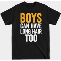 Les garçons peuvent aussi avoir les cheveux longs - T-shirt pour hommes — T-shirts pour hommes