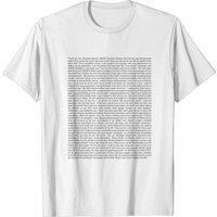 T-shirt avec le discours de l'ONU de Namjoon en petite police - BTS