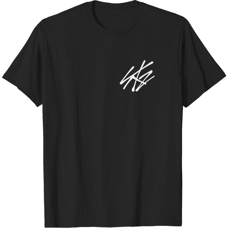 T-shirt pour hommes avec logo Kpop Stray Kids SKZ — T-shirts pour hommes