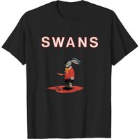 Swans Men's Black T-Shirt