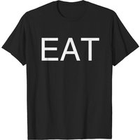 T-shirt pour hommes Eat - Eat en noir — T-shirts pour hommes