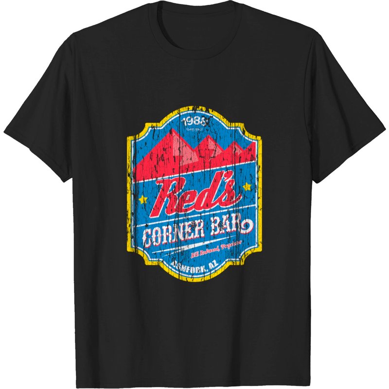 T-shirt Distressé Red's Corner Bar Midnight Run pour Hommes
