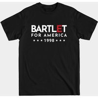 Bartlet For America Men's Black T-Shirt — Mens T Shirts