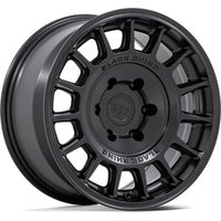 Roues Black Rhino BR015 Voll Noir Mat - 15x7 - Motif de boulons 5x100