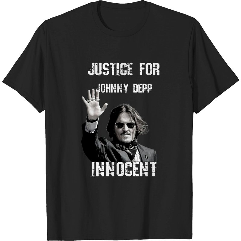 T-shirt classique Justice For Johnny Depp pour hommes — T-shirts pour hommes