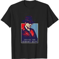 T-shirt Classique Justice Pour Johnny Depp pour Hommes