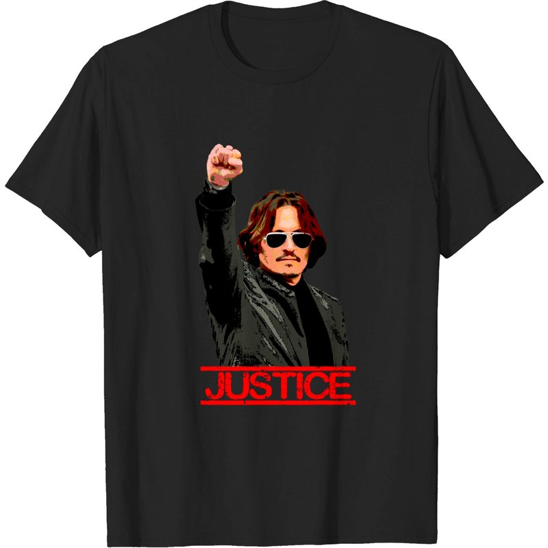 T-shirt classique Justice For Johnny Depp pour hommes — T-shirts pour hommes
