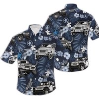 Chemise hawaïenne Jeep Car Fashion — Chemises décontractées pour hommes