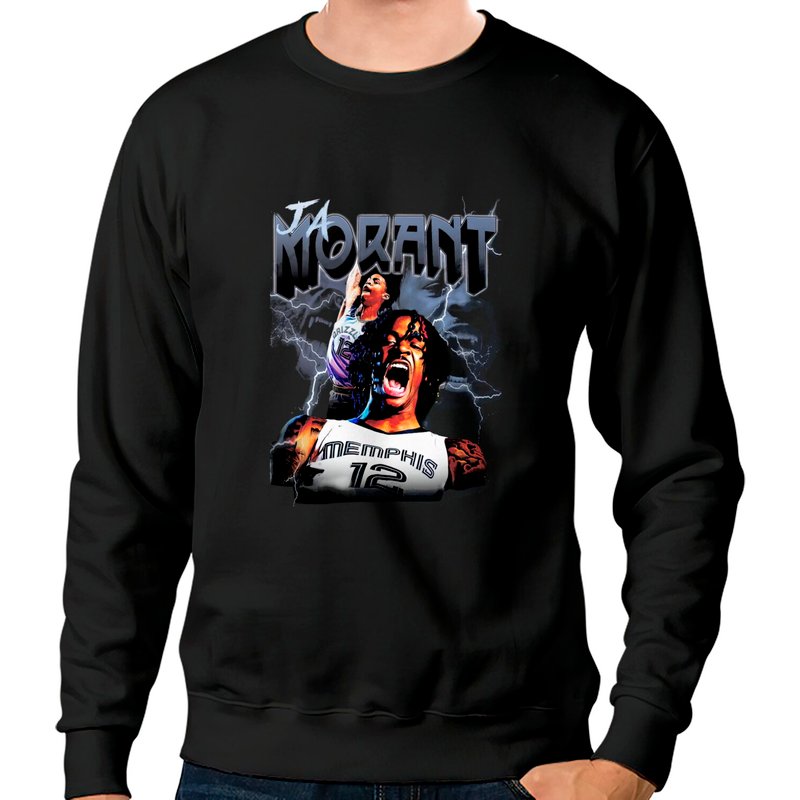 Sweatshirt Unisexe Ja Morant Memphis Grizzlies — Sweats à capuche pour hommes