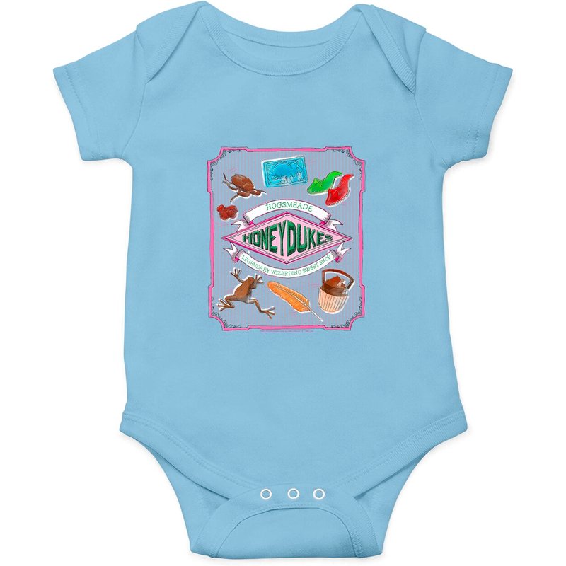 Harry Potter Honeydukes Hogsmeade Label Onesie — Bodys bébé