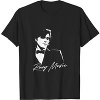 T-shirt Roxy Music pour hommes en noir