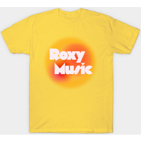 T-shirt Roxy Music pour hommes en noir — T-shirts pour hommes