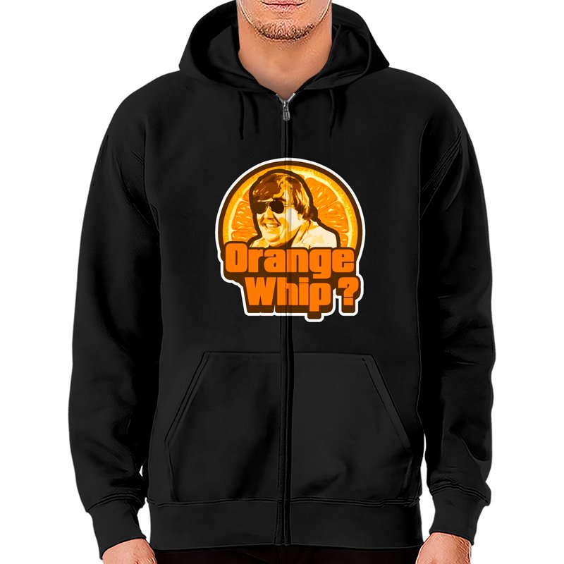 Orange Whip - Sweat à Capuche Zip Blues Brothers pour Unisexe — Sweats à capuche pour hommes