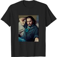 Johnny Depp Classic T-Shirt for Men - Black