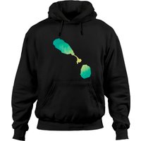 Hoodies Unisex Saint Kitts Et Nevis en Noir — Sweats à capuche pour hommes