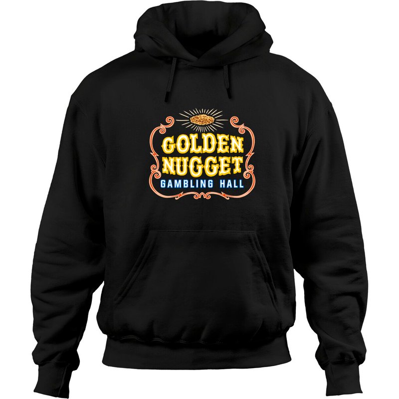 Hoodie Unisexe avec Logo Vintage Golden Nugget — Sweats à capuche pour hommes