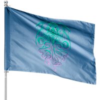 Cthulhu 2 - Cthulhu House Flags - Double-Sided Print